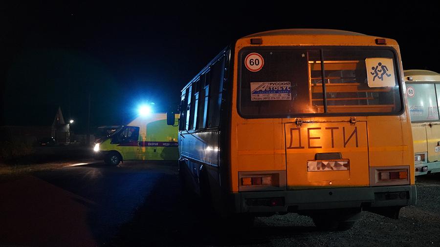 Школьный автобус попал в аварию на Кубани<br />
